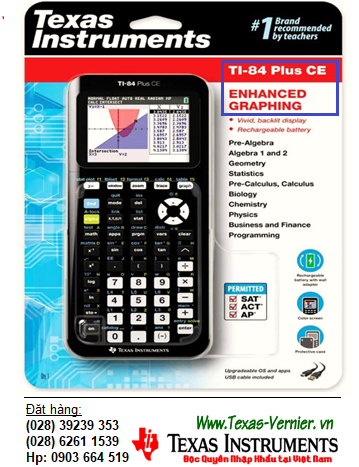 Texas Instruments Ti-84Plus CE, Máy tính khoa học  Lập trình Vẽ Đồ Thị Texas Instruments Ti-84Plus CE /đã ngưng sản xuất